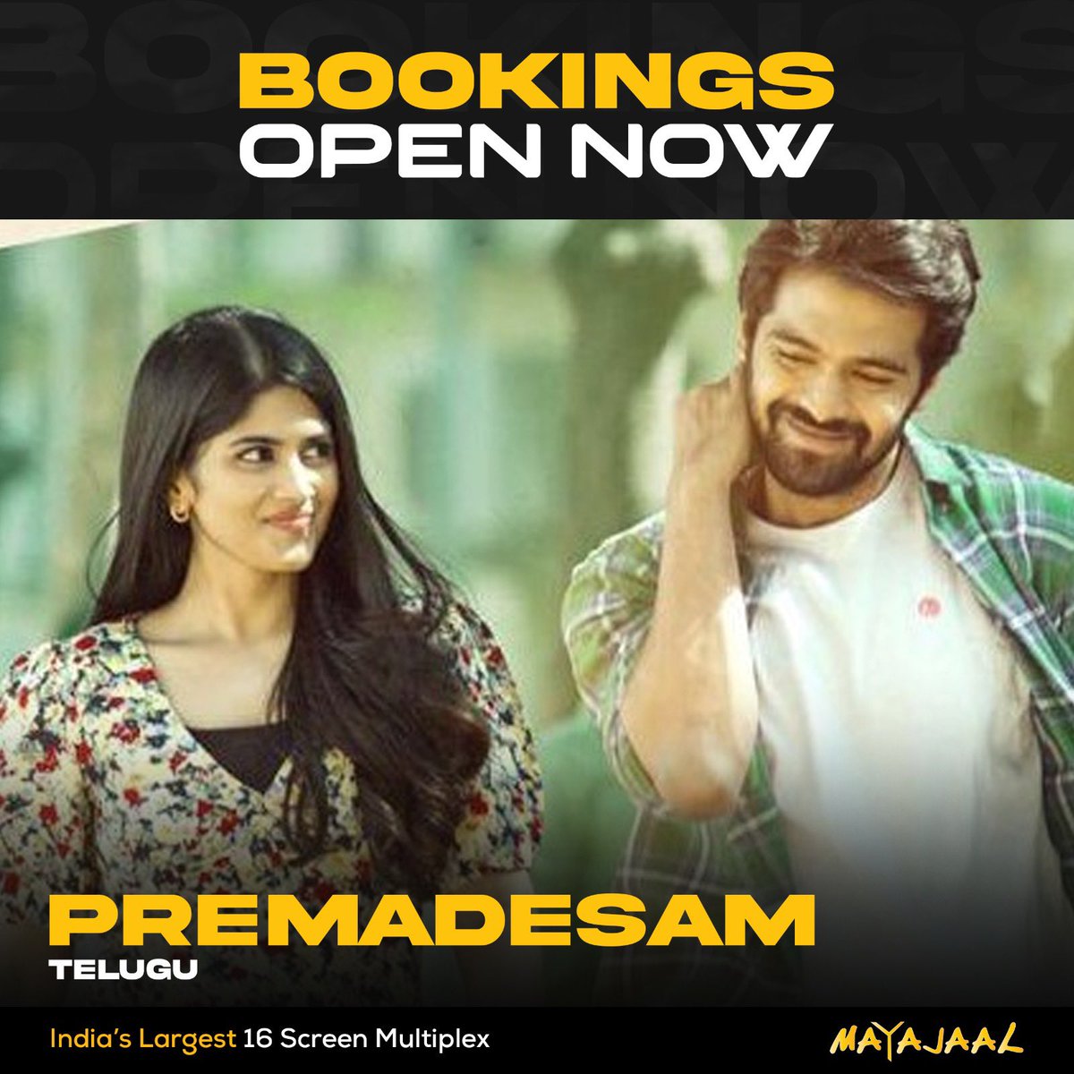 kumar_12121's tweet photo. #Premadesam @akash_megha @srikanthsiddham @ajaykathurvar @thrigun_Aactor #meghaakash #2daystogo https://t.co/pp0FOqaWG9