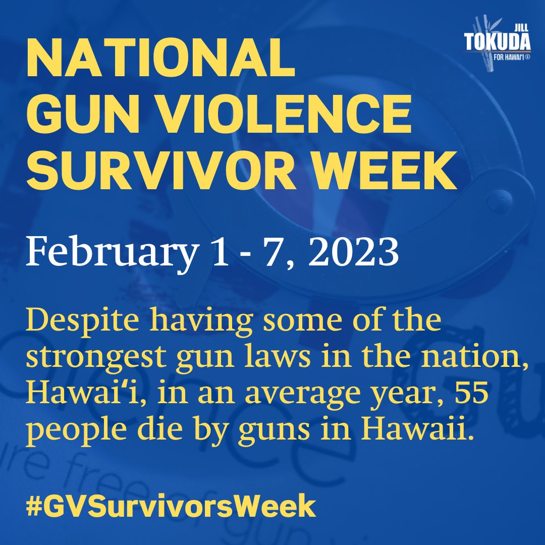 During National Gun Violence Survivors Week, we honor the countless  lives that have been forever changed by gun violence. 

As members of Congress, we must do more to ensure safer communities and work towards implementing meaningful gun reform policies.

#GVSurvivorsWeek