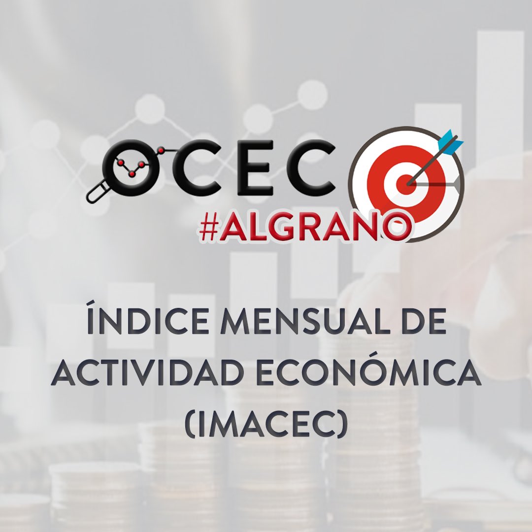 OcecUdp's tweet photo. Hoy en OCEC #algrano te explicamos qué es el Imacec. Hoy salieron las cifras correspondientes al mes de diciembre de este indicador. Pero, ¿qué mide el Imacec? ¿por qué es importante monitorearlo?
Te lo explicamos de manera sencilla en OCEC #algrano 💡
#ocecalgrano #ocecudp https://t.co/tnq6NEmEi2