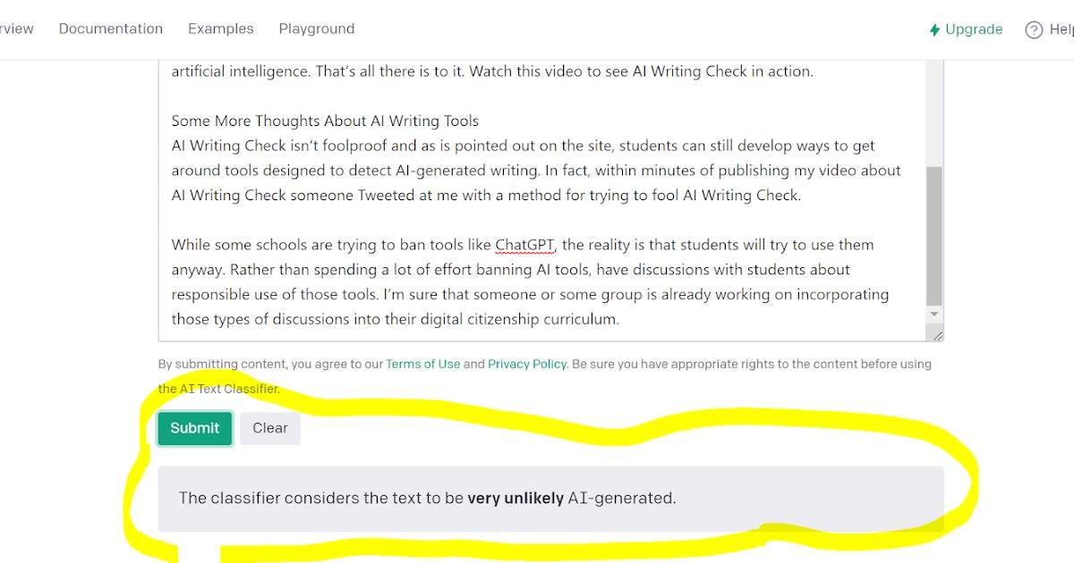 #edtech Free Technology for Teachers: The Makers of ChatGPT Have Launched a Tool to Detect Text Written With AI freetech4teachers.com/2023/02/the-ma…
