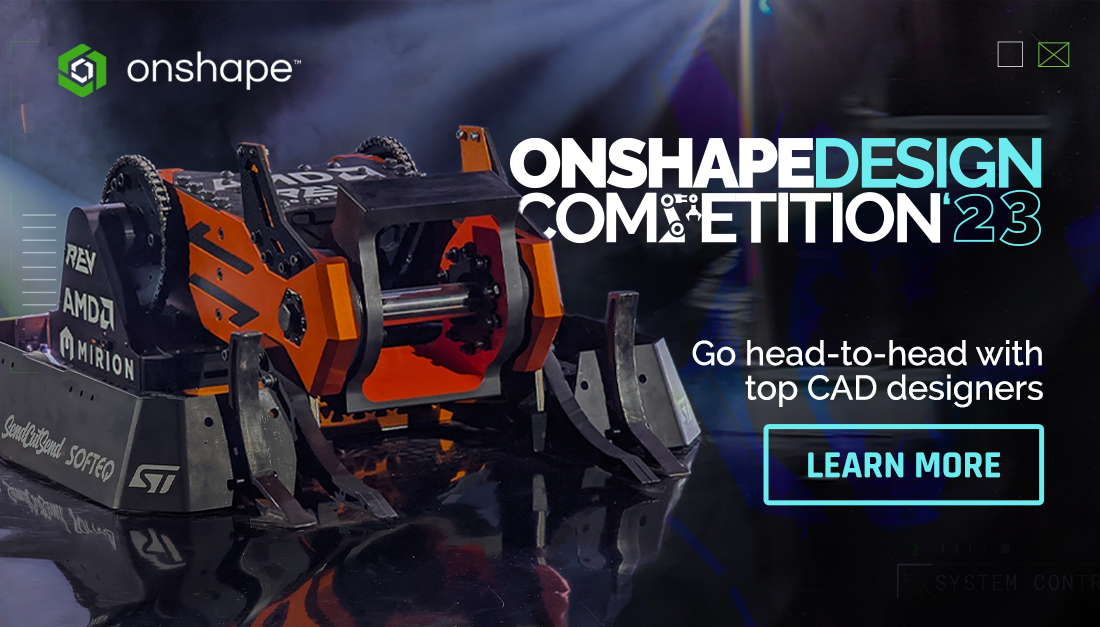 PTC_Education's tweet photo. We’ve partnered with the #Battlebots team Midnight Invention to bring you an exciting and challenging #competition: designing a new weapon system for Switchback, their featured competitor! Join the competition >>> https://t.co/fqt0JrBnwA https://t.co/Dh9RnffYWg