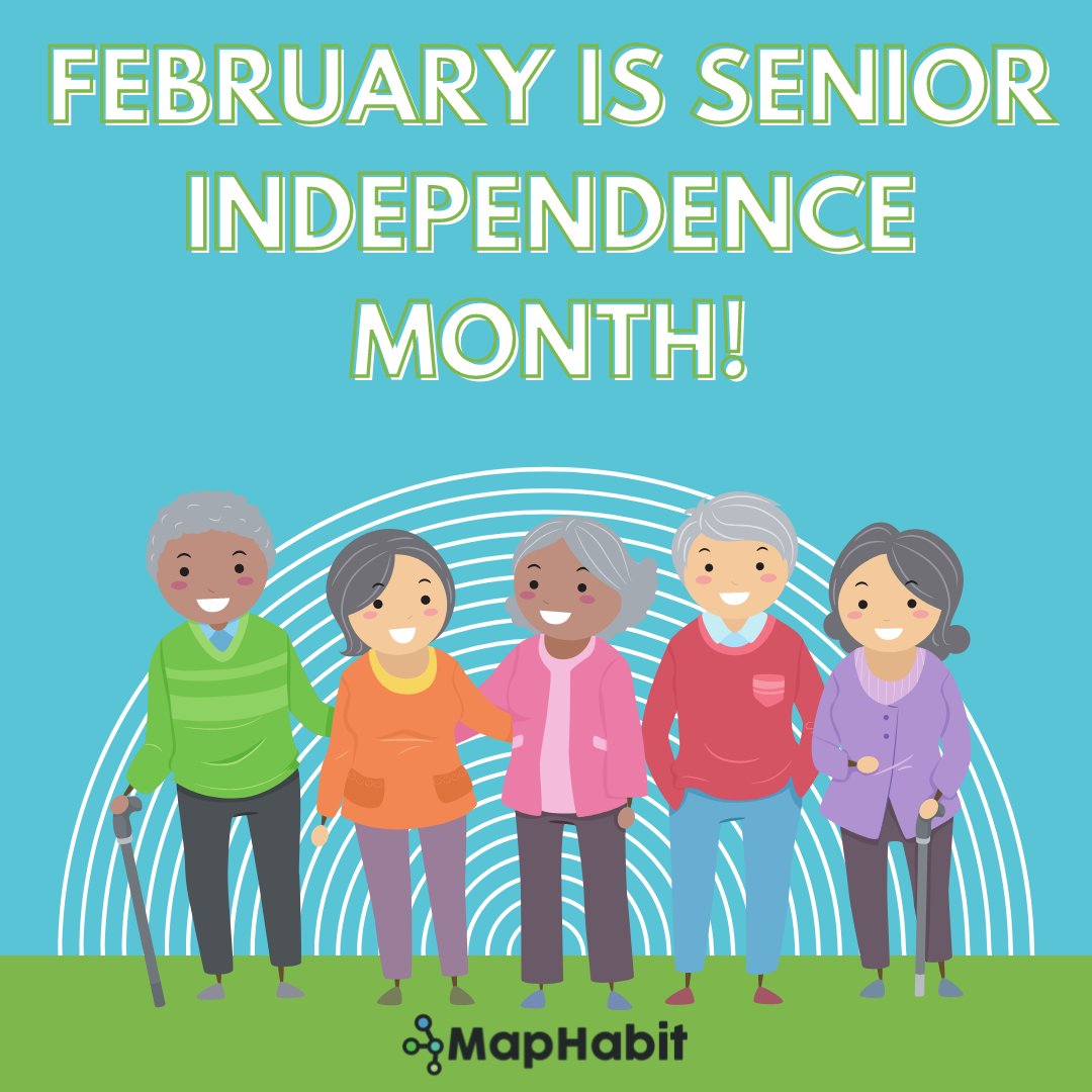 MapHabit's tweet image. February is National Senior Independence Month! 

Learn more about us and how we are helping people improve their quality of life as they age and those who care for them, with proven science and advanced technology: bit.ly/3HdSZGu
