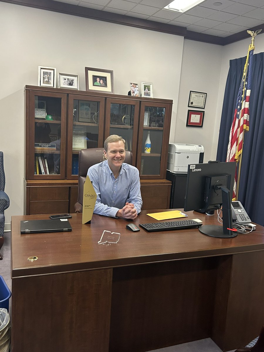 He was unable to attend our <a href="/CraziesAwards/">CRAzies Awards</a> in December, so I stopped into the Legislative Office Building yesterday to give the Speaker his CRAzy for Friend of the Industry in 2022! Thank you for your continued support and like I said yesterday “yes, it is better than an Oscar.”