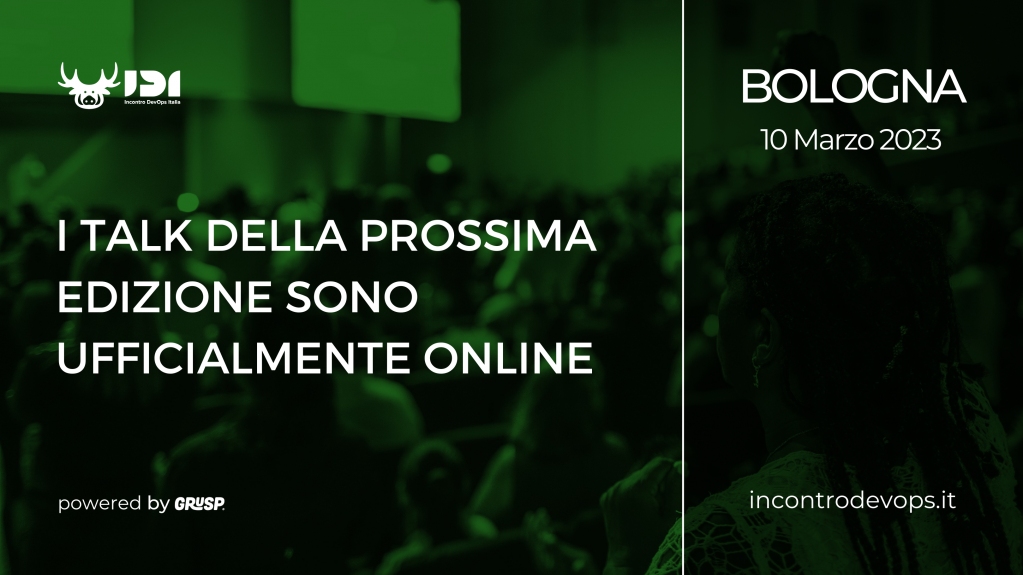 Ecco il programma completo dell'11° edizione di IncontroDevOps Italia!
👉 2023.incontrodevops.it/talks_speakers/

Non vediamo l'ora di incontrarci dal vivo!

Prendi il tuo biglietto!
<a href="/grusp/">GrUSP</a>  #IDI23 #IncontroDevOpsItalia