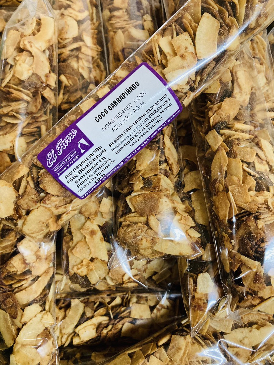elturro_es's tweet photo. Buenas tardes !! Os presentamos nuestro nuevo garrapiñado, Coco laminado garrapiñado, una locura !!! Os esperamos en Plateria 35 https://t.co/gHXU0sPyrl