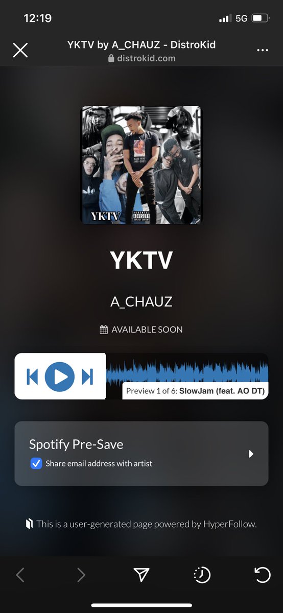 A_Chauz's tweet image. Go ahead n pre save this for me distrokid.com/hyperfollow/ac…