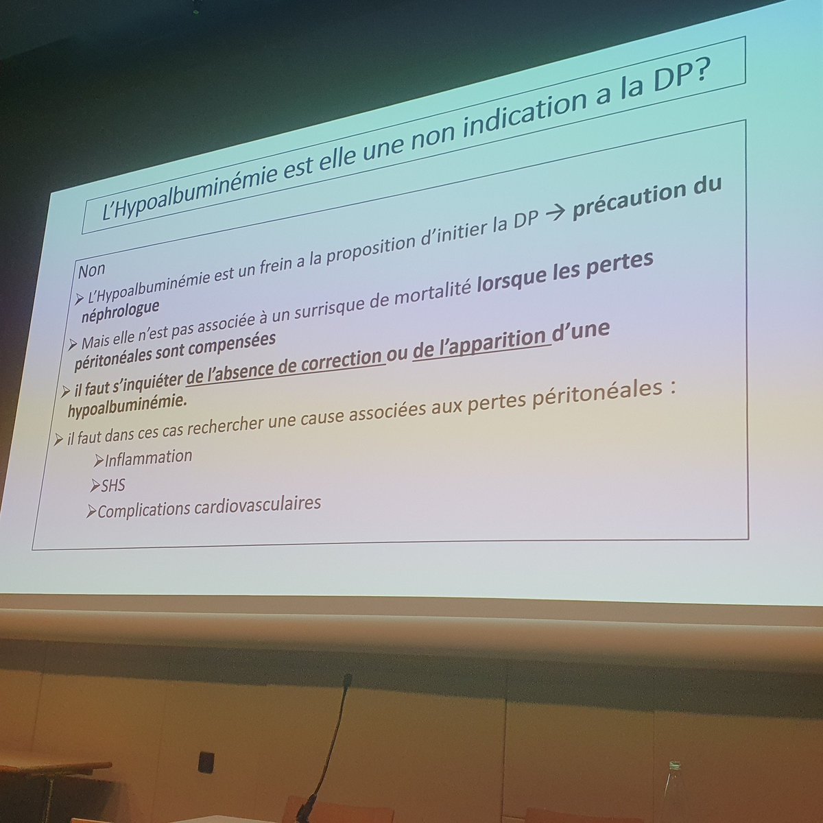 ClemenceBechade's tweet photo. L'hypoalbuminémie en DP: chercher la cause (et ne pas se dire que tout ira mieux en HD...)
#SUN #DPSTAR super présentation de Fatouma Toure https://t.co/P3bWOMiMuc