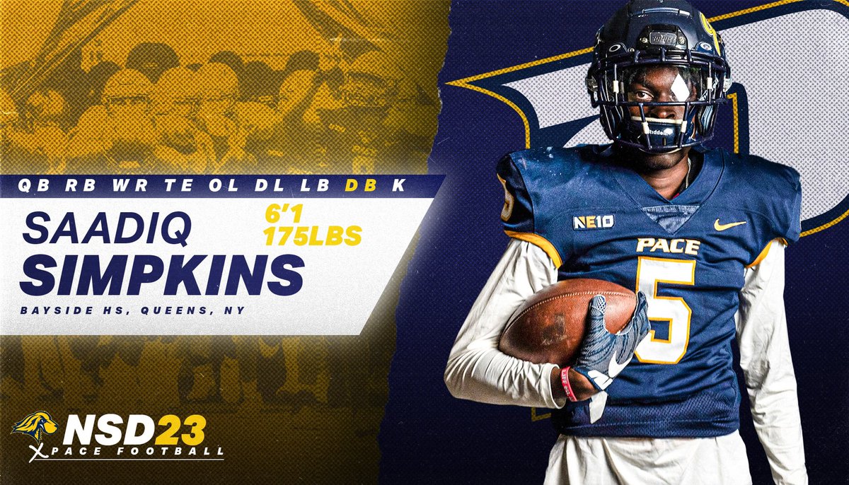 PaceUFootball's tweet photo. 🚨INCOMING DAWG🚨

Welcome to #SETTERNATION, @SaadiqSimpkins  ✍️ 🅿️

#GOOD2GR3AT https://t.co/wPt5xj4cIq