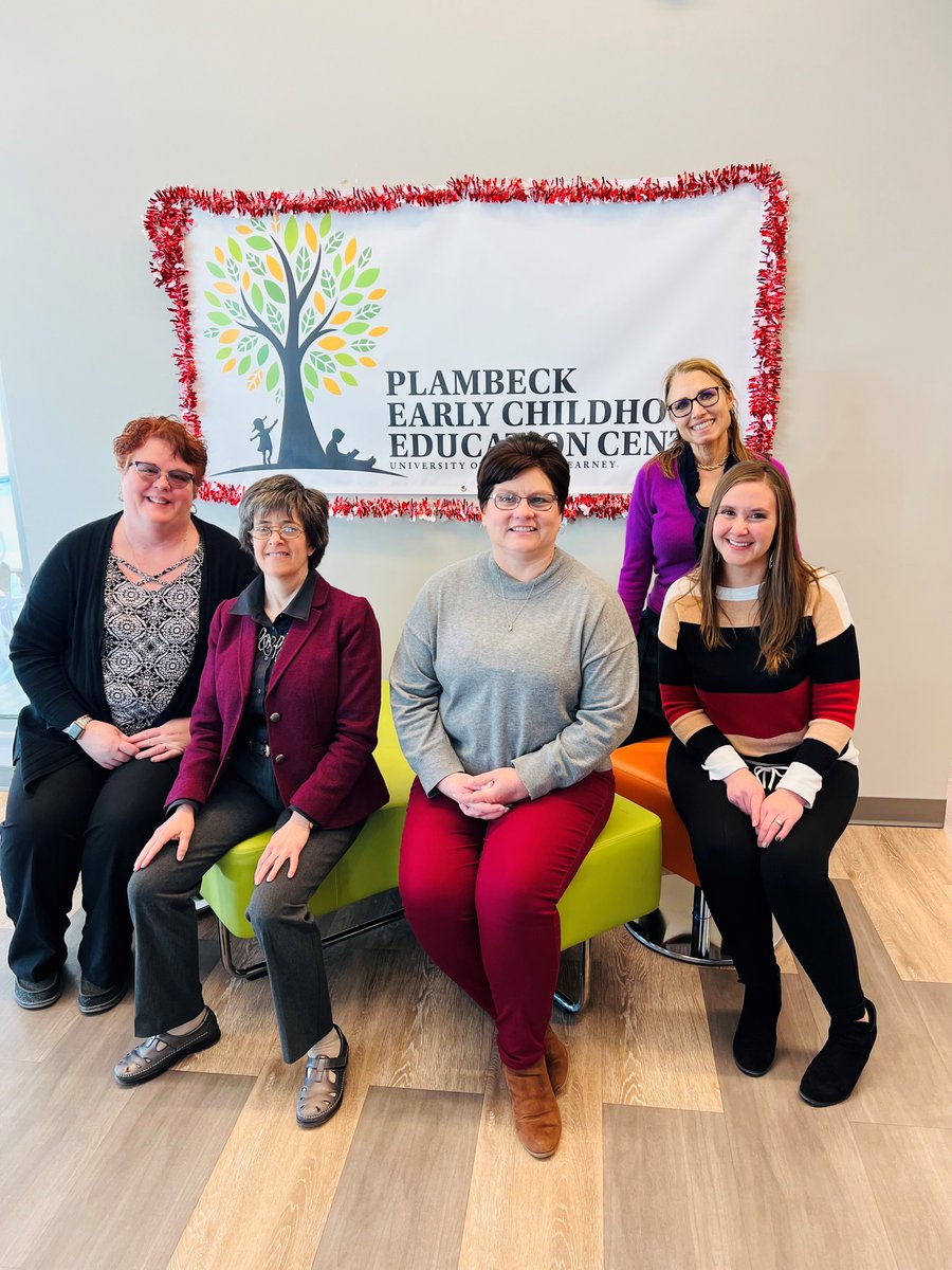 COE Teacher Education team met with partners from UNL Extension Agents specializing in early childhood education who got to spend time on campus and also visit our littlest Lopers at the UNK Plambeck Early Childhood Center.