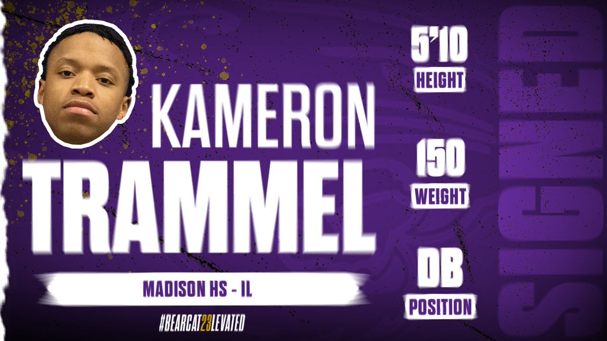 Mckendree_FB's tweet photo. Kameron Trammel - DB - Madison, IL
Film: https://t.co/33HYLsIOKT

#BEARCAT23LEVATED https://t.co/jDxHLExwj5