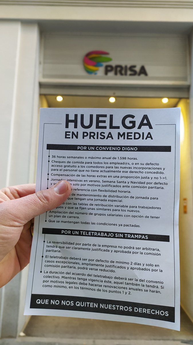 Comité de Prisa Media tweet media