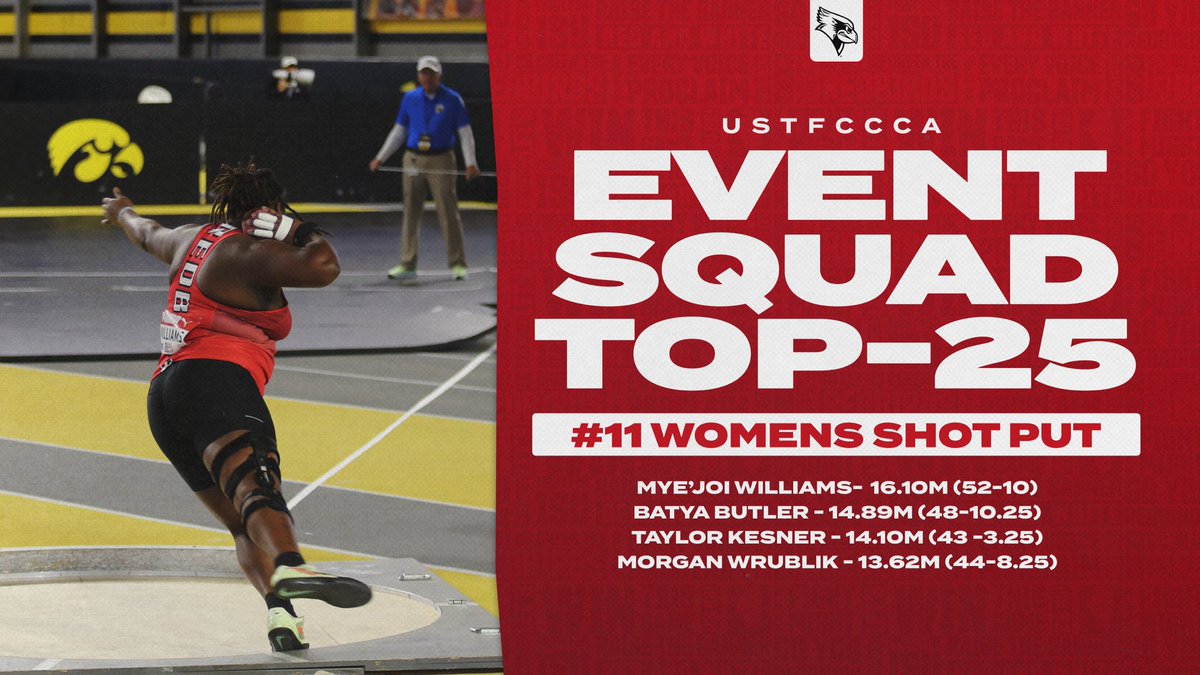 Women’s shot put claimed the 11th spot 🙌