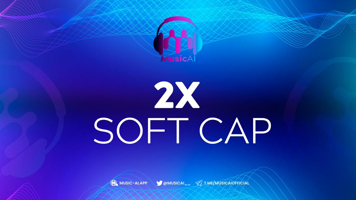 We doubled the soft cap which was 50 BNB, we have already reached the mark of 128 BNB, and this is just the beginning💸🔥

🚀Fair Launch : pinksale.finance/launchpad/0x0d…

#musicAI #Binance #PinkSale #launch #TokenSale #Crypto #100x