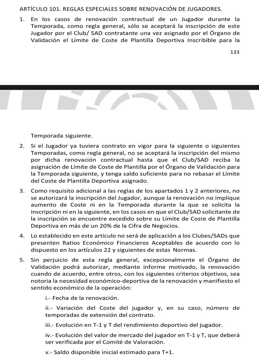 CuleDeChamberi's tweet photo. .@LaLiga miente y manipula. Dicen que lo que impide inscribir a Gavi es una norma que ya existía, pero el problema es que no existía tal y como está redactada ahora.
Se ha modificado y extendido a medida para impedir la inscripción de Gavi.
Aquí os dejo la actual y anterior. https://t.co/eaqQUOv9MU