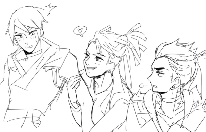 I dunno what have I done but…just trio(again) 