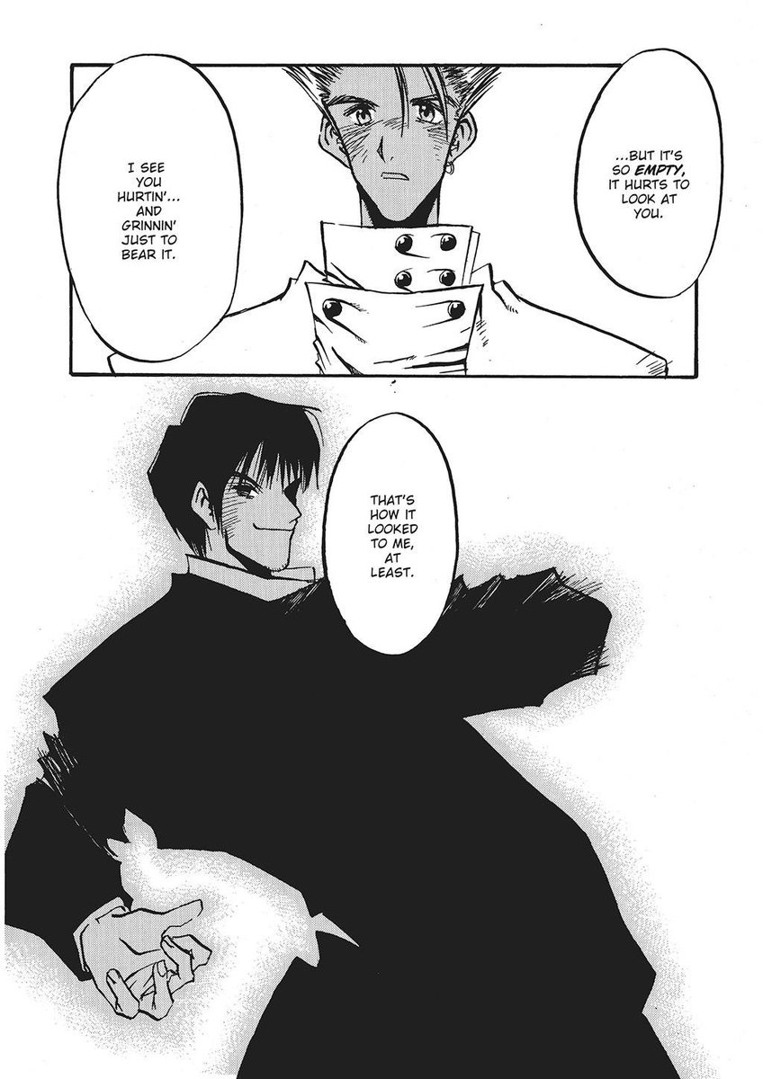 to quote my friend: "wow. there is some trigun in my yaoi" 