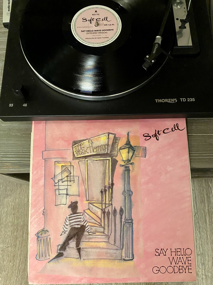 henriksenjohn1's tweet photo. @softcellhq @daveballelectro @MarcAlmond Oh yeah. Now spinning the 12" single. https://t.co/5XotA7QAw1