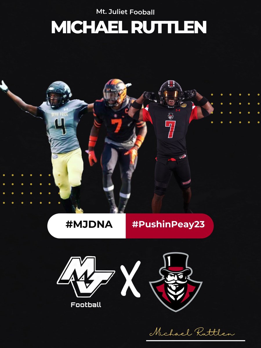 MJGOLDENBEARFB's tweet image. National Signing Day: #MJDNA Edition.

Our first signing, @_mrutt_! After finishing an excellent career at Princeton, he has transferred to @GovsFB as a graduate transfer. Rutt was a team captain and all-conference performer at Princeton. 

From T: Congrats to the GOAT!
