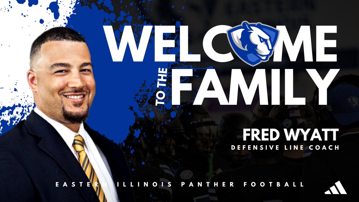 We are pleased to introduce our new Defensive Line Coach, Fred Wyatt! 🔗 bit.ly/3HKBmP1 #WeNotMe | #BleedBlue