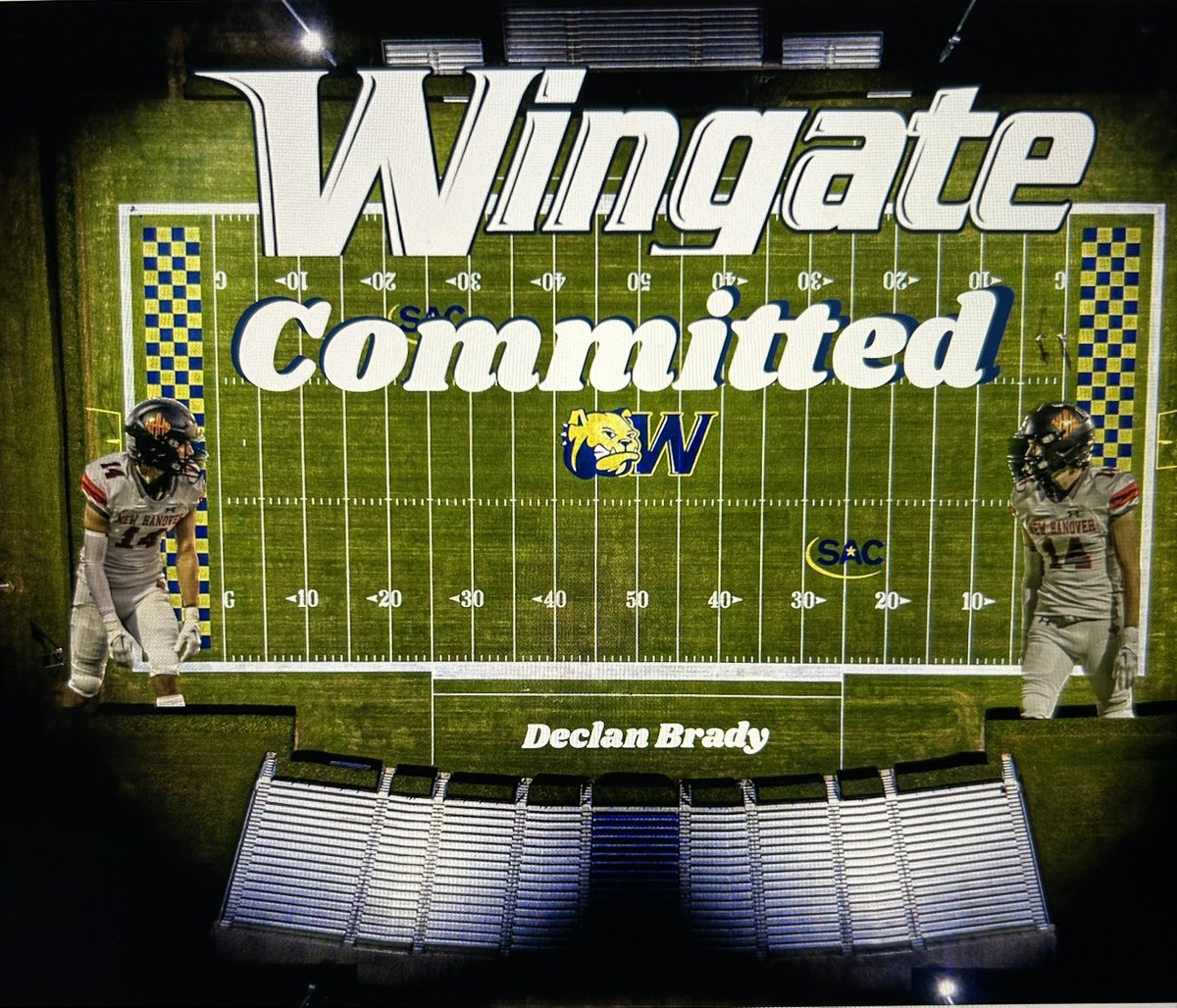 Blessed to say I will be continuing my academic and football career at Wingate University #AGTG #ONEDOG <a href="/CoachSpooner_/">Teddy Spooner</a> <a href="/WingateFb/">Wingate Bulldogs Football</a>
