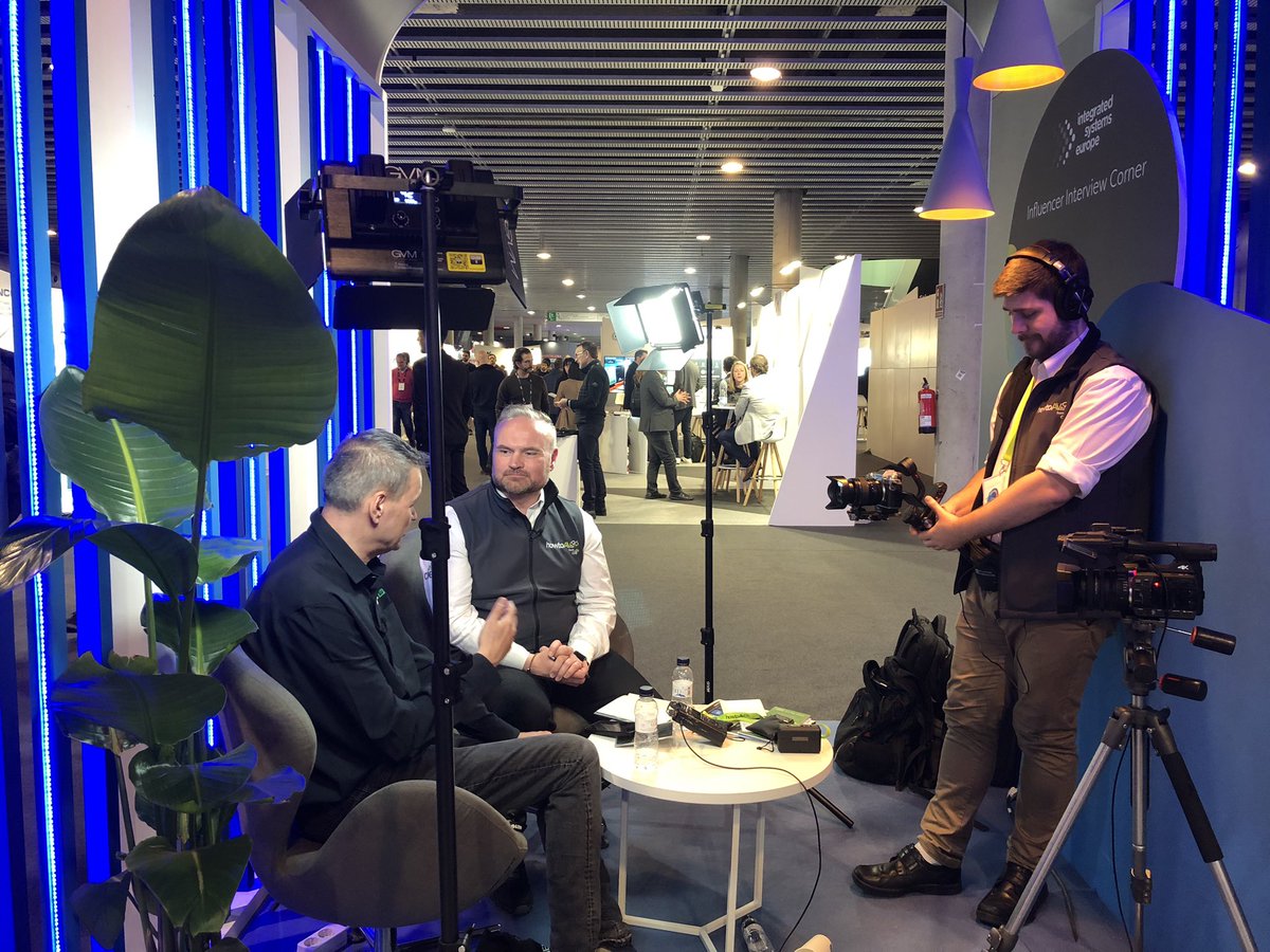 ISE_Show's tweet image. Last interview recording of this second busy day for @chrisedwardscie from @HowToAV in the Influencer Lounge!
Good job @HowToAV team 👏🏻
#ISE2023
