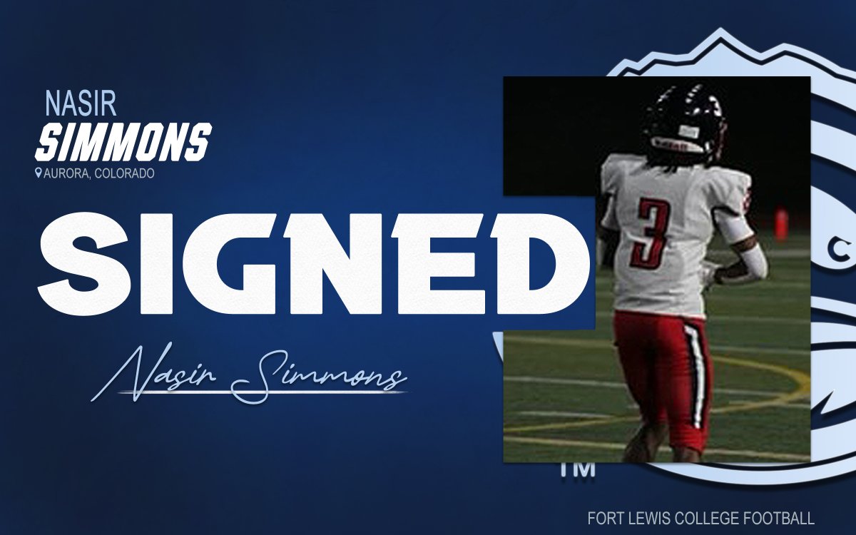 FLCFootball's tweet photo. Welcome to the 𝙎𝙠𝙮𝙝𝙖𝙬𝙠𝙨 𝙛𝙖𝙢𝙞𝙡𝙮, Nasir Simmons! @Nasir_Simmons3 

#LetsSoar | #ToTheTop https://t.co/D4DWpnAS09