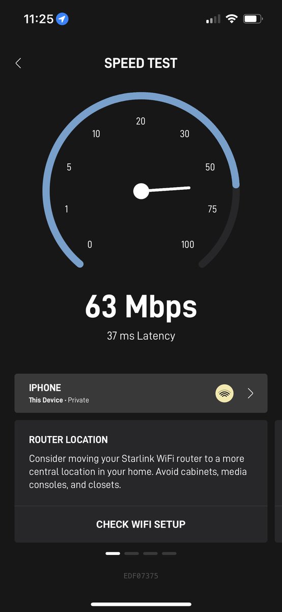 My love affair with 1.3 bell upload may be over #starlink