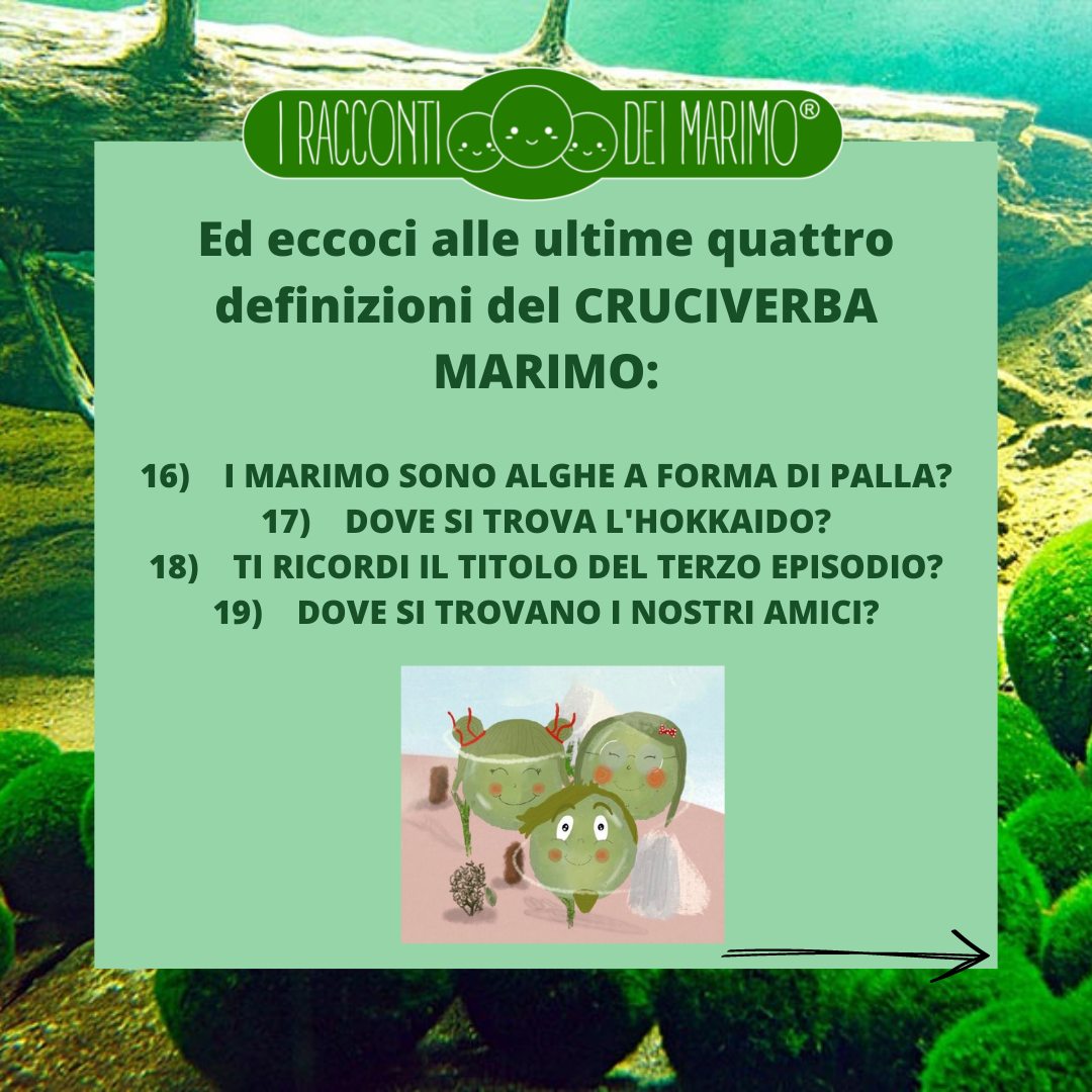 RaccontiMarimo's tweet photo. Sii il/la primo/a a scrivere il titolo per ricevere in omaggio il quarto episodio!💚

#Marimo #iraccontideimarimo #libriillustrati #albiillustrati #raccontiperbambini #albiillustratiperbambini #audiolibro #childrensbookseries #illustratedbook #marimomossball #cruciverbamarimo https://t.co/G0LSXTfSjF