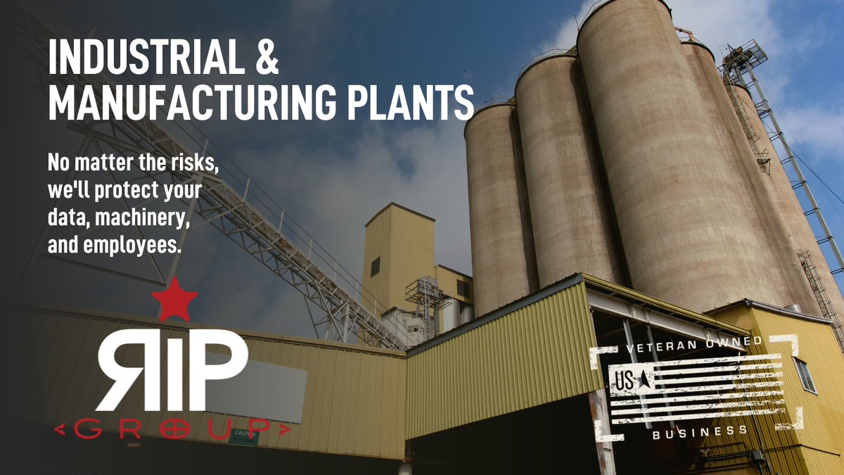 The RIP Group on Twitter "Industrial & manufacturing plants come with