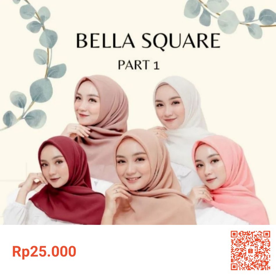 RatchunShopeh's tweet photo. Temukan dan dapatkan Hijab Bella Square | Jilbab kerudung segiempat BELLA SQUARE UK 115x115 Segi Empat Pollycotton PREMIUM hanya Rp25.000 di Shopee sekarang juga! https://t.co/BoGTjob5gY #ShopeeID
#ShopeePayTHR #Shopee22 #shopeepay #ShopeeKPerks #kudabank https://t.co/WoUuEqOaFq