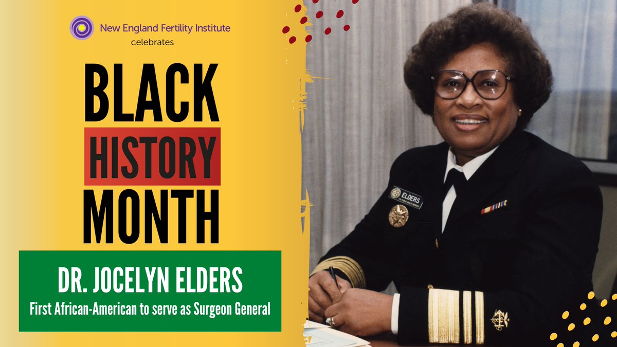 In addition to being the first #AfricanAmerican to serve as the U.S. Surgeon General, Dr. Jocelyn Elders is a strong advocate for sex and reproductive education, especially in African-American communities. #BlackHistoryMonth