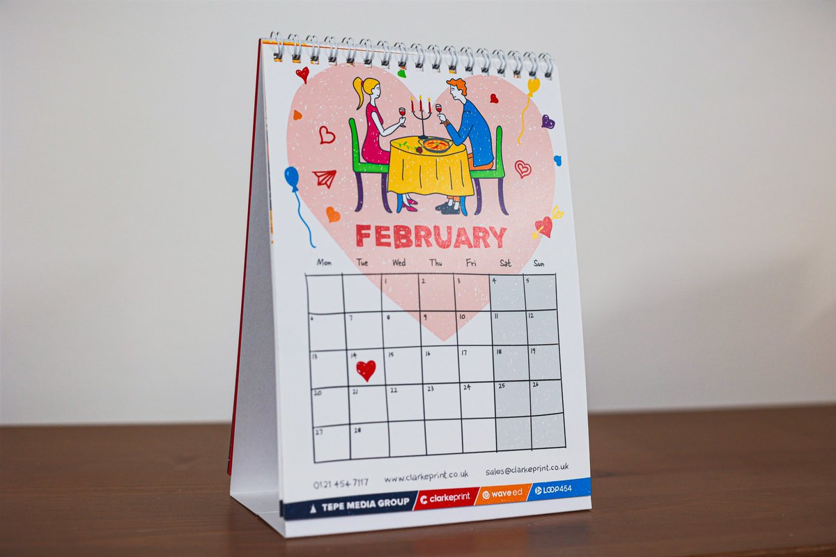 How is it February already?

Our calendar showcases a couple celebrating Valentine's day by eating a Brummie Balti!

Each month in this year's calendar has been illustrated to match a Brummie landmark or theme with the month.

Do you want one?

#1stFeb #NewMonth #PrintMarketing