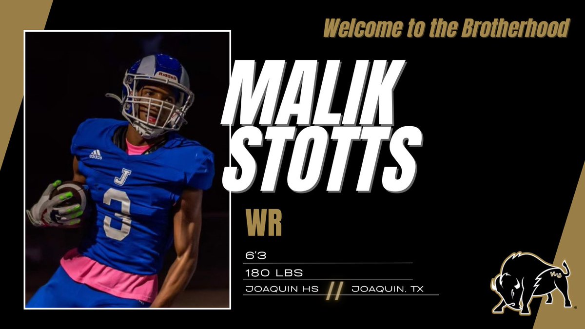 Malik Stotts is officially a Bison!