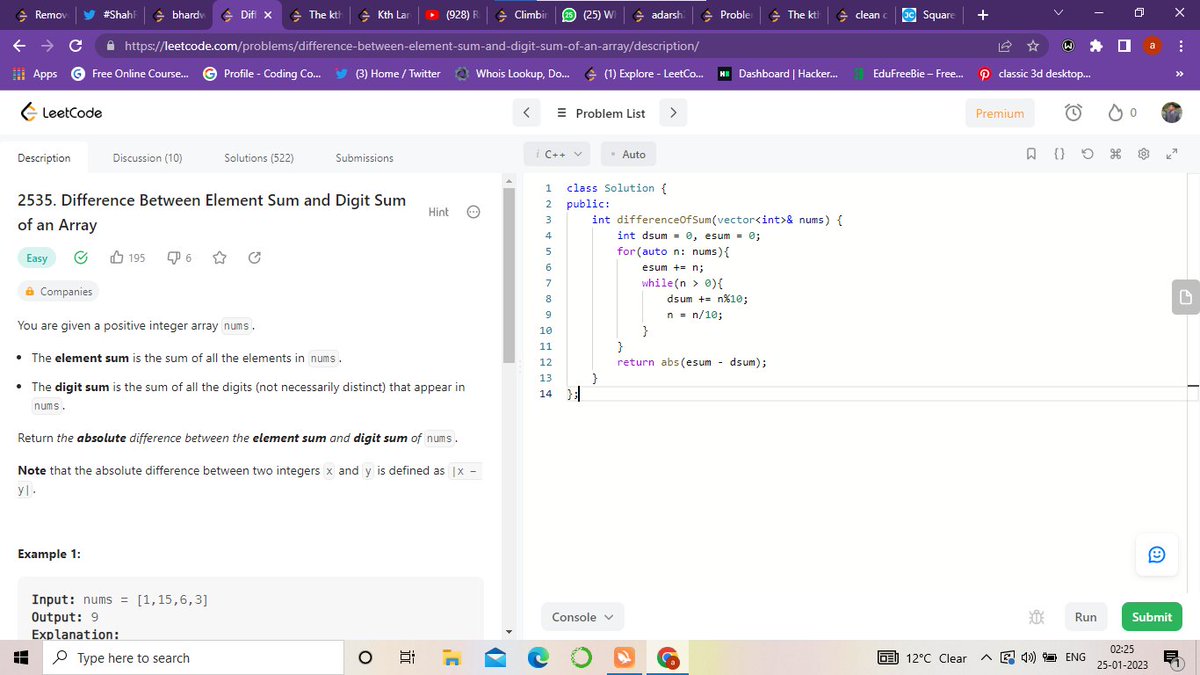 aadi_327's tweet photo. #Day266of #365daysofcode with 
@scaler_official

  2535 leetcode QUESTIONS

#scalerdiscord #scalerlearning 
#leetcode #codehelp #codechef #geeksforgeeks
You can join too 
https://t.co/bkzBLV8JSB

#coding #streak #codingstreak https://t.co/D0AWiSSaS5
