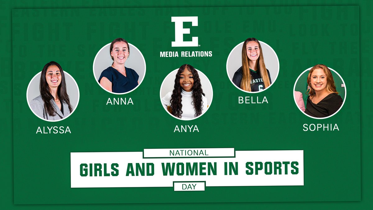 AlexJewell_WYO's tweet photo. 🧵BREAKING BARRIERS 🧵

It's National Girls and Women in Sports Day, and I want you to meet 5⃣ incredible women who make things happen at EMU 👀👊

These women are changing the narrative in college athletics, and I am so THANKFUL to know them all and learn from them everyday! https://t.co/86agtPgNFj