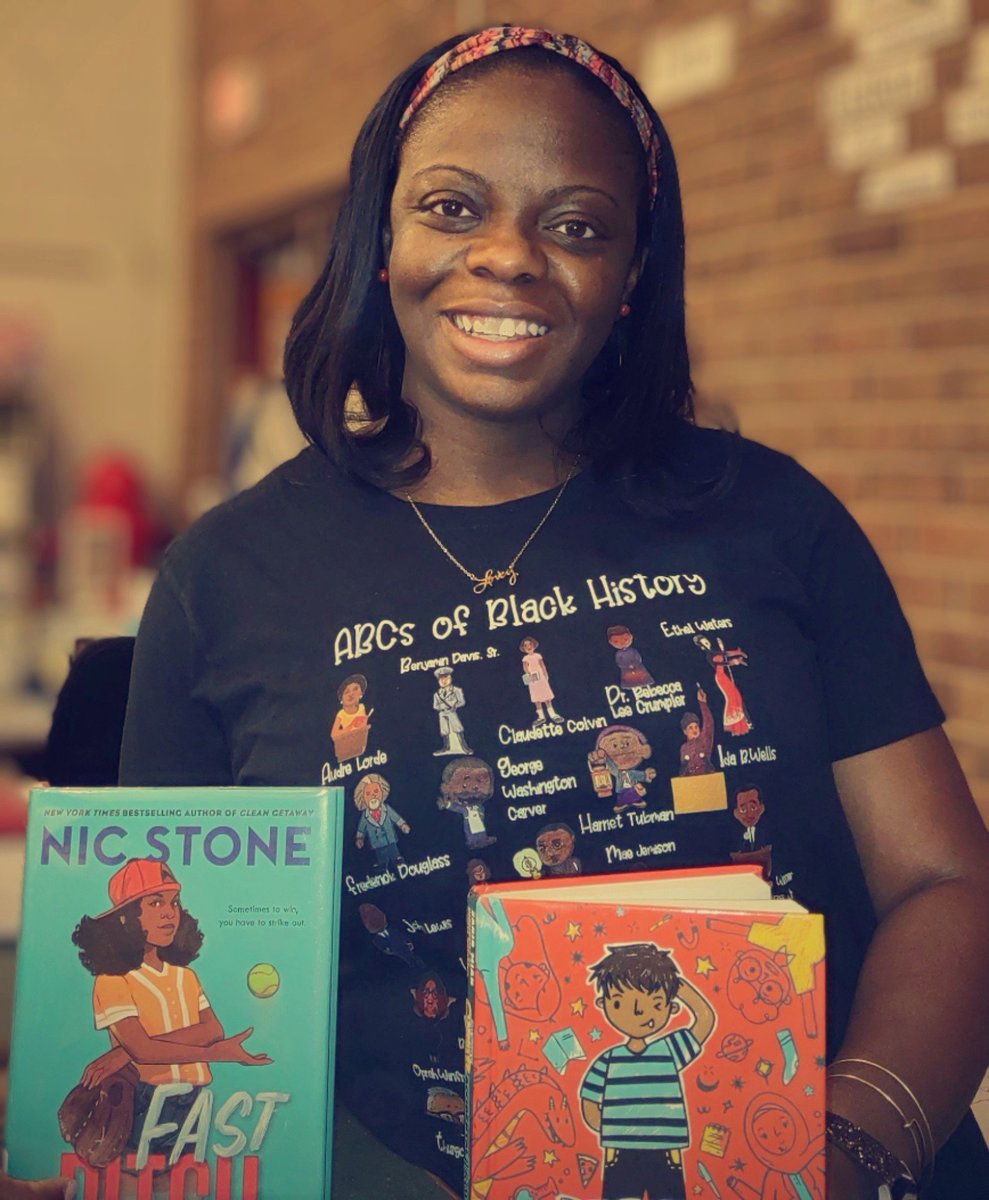 MrsSmithLibrary's tweet photo. Celebrate the start of #BlackHistoryMonth with students using any great chapter book that contains courageous, and determined characters of cultural background.
Suggestions: #FastPitch by Nic Stone @getnicced and #PlanetOmar by @Zendibble #YourLibrarianApproves https://t.co/7lLodgQqwR