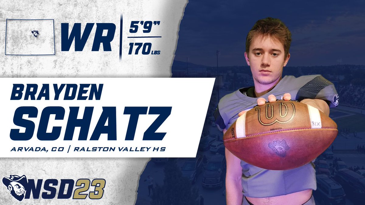 South Dakota Mines Football (@hardrockerfb) on Twitter photo ⛏️ WELCOME TO THE HARDROCKER FAMILY ⛏️
<a href="/brayden_schatz/">Brayden Schatz</a>
Position: WR
Hometown: Arvada, CO
#TheHardrockLife ⛏️ WELCOME TO THE HARDROCKER FAMILY ⛏️
<a href="/brayden_schatz/">Brayden Schatz</a>
Position: WR
Hometown: Arvada, CO
#TheHardrockLife