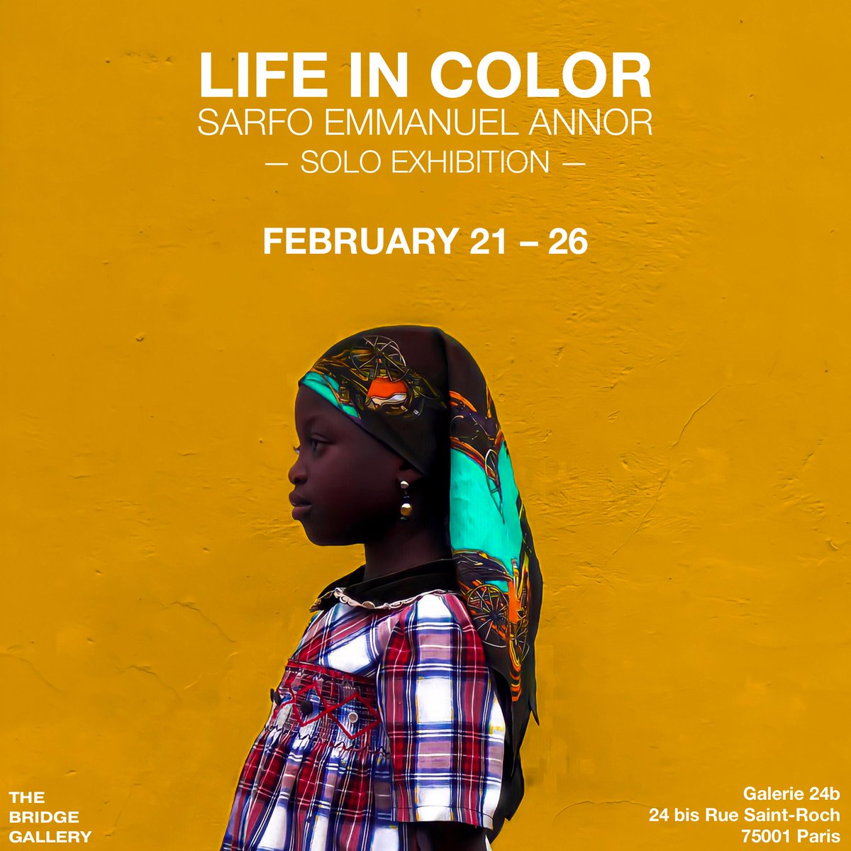 bridgegallery's tweet image. Coming to Paris for @nft_paris ?
Opening on Tuesday, February 21th, The Bridge Gallery will present its first IRL exhibition in Paris: « Life in Color », a solo show by @sarfogh_ 🎉