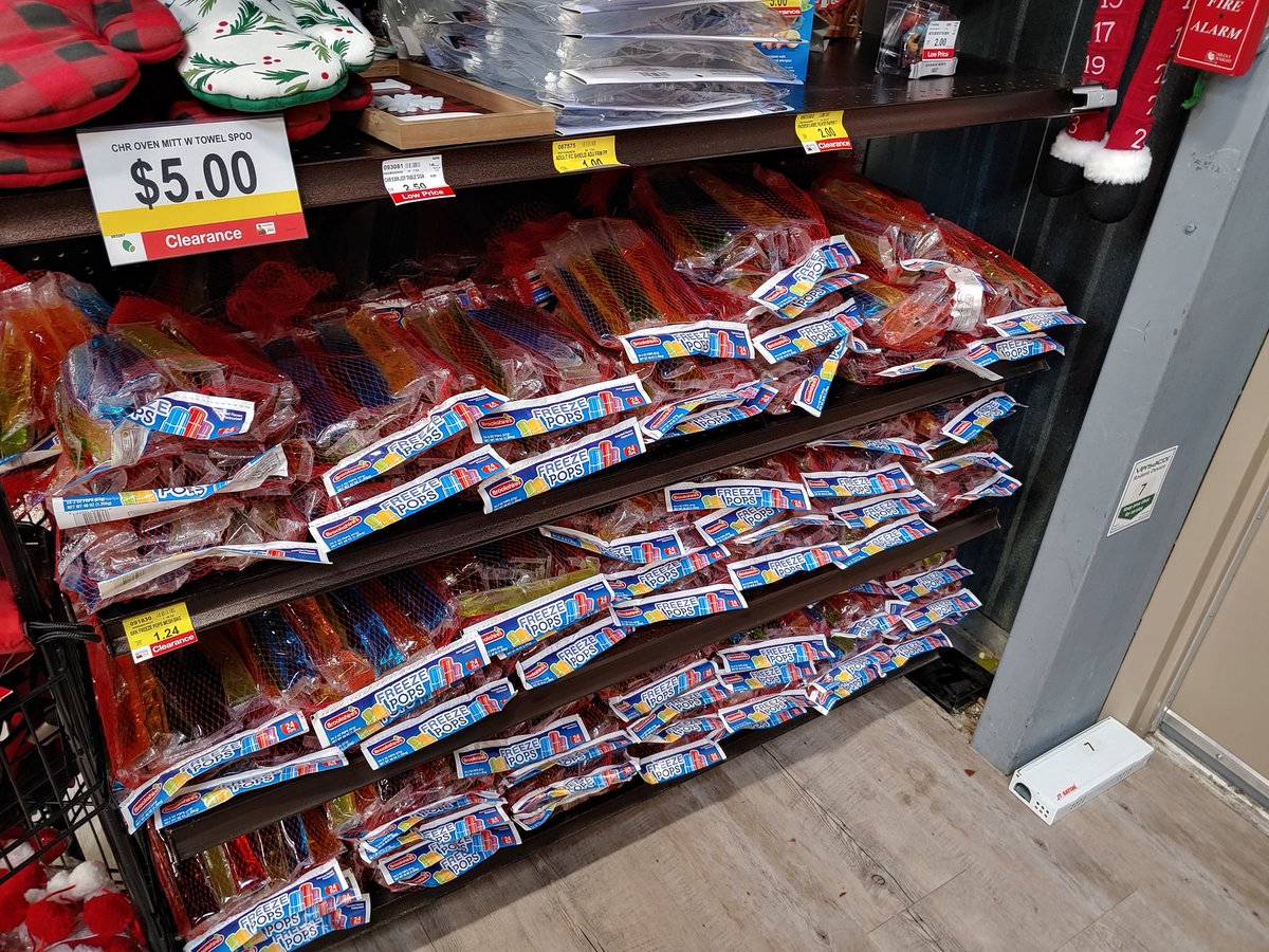 How apropos that freeze pops were on clearance today at <a href="/brookshires/">Brookshire’s</a>