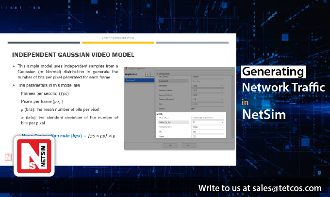 Tetcos's tweet photo. Get a deeper understanding of network traffic generation with #NetSim! From different traffic types to computing generation rates, this video covers it all. Watch now to learn more https://t.co/7Ti5Qiv09c #Networking #PerformanceTesting #Simulation #SyntheticData https://t.co/UZfLTY8KVK