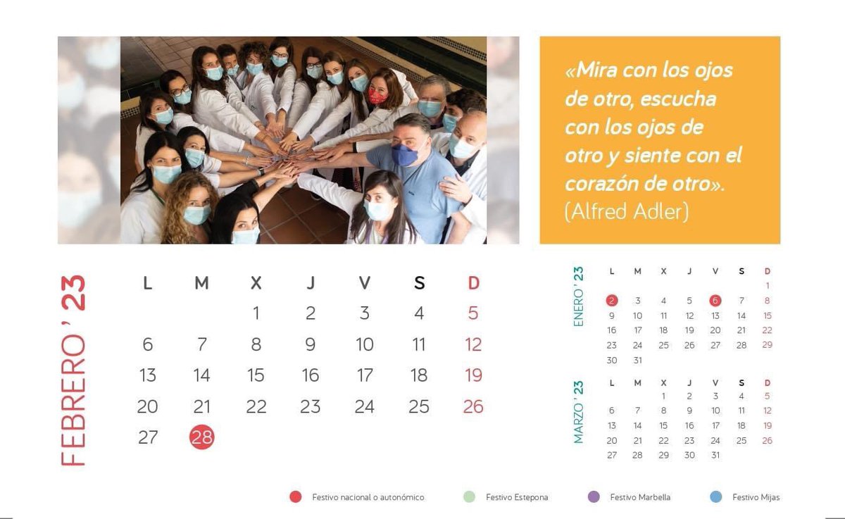 ASCostadelSol's tweet photo. ¡Desde el Área Hospitalaria Costa del Sol os deseamos el mejor comienzo de mes! ☺️ Vamos a por febrero y qué mejor manera que hacerlo con nuestros compañeros de Farmacia y Nutrición 💊🩺
…
#SAS #Salud #CentrosConCorazón #Febrero https://t.co/vYAxFarr7x