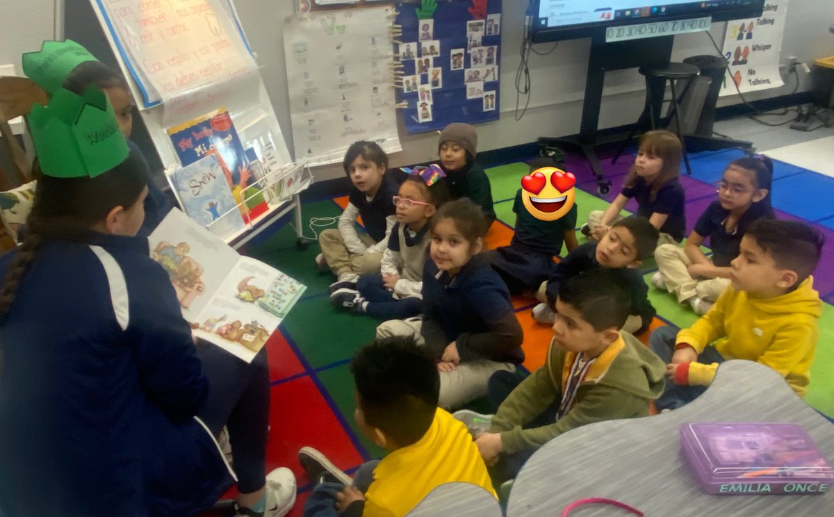 Paola Corona (@pcoronayisd) on Twitter photo Happy #WorldReadAloudDay !!! <a href="/EsHeight/">Eastwood Heights ES</a> #Kindergarten #DualLanguage ๐๐๐ฆ
๐ Happy #WorldReadAloudDay !!! <a href="/EsHeight/">Eastwood Heights ES</a> #Kindergarten #DualLanguage ๐๐๐ฆ
๐