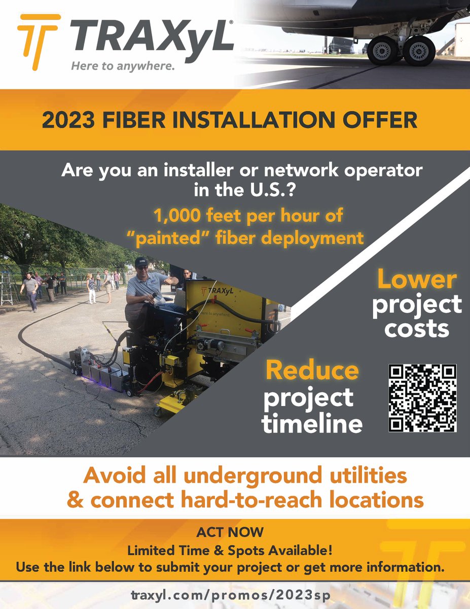 TRAXyL's tweet photo. Check out our Special FiberTRAX Installation Offer below! https://t.co/2ZU0WrtJG7
#FiberTRAX #fiberon #fftx https://t.co/9SDcnsDse3