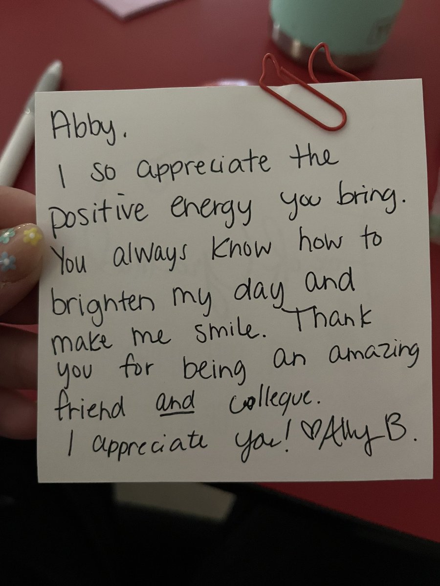 Shoutout to <a href="/MsBsBunch/">Ally Buczyna</a> for always going out of her way to make everyone feel loved, appreciated, and seen. So grateful and lucky to work with her 🥹❤️