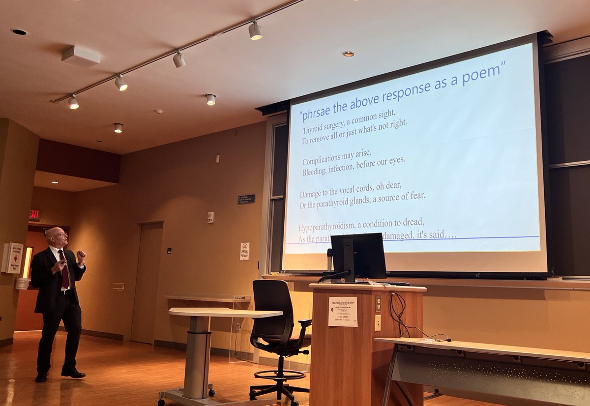 Pitt Endocrine Surgery (@pittendosurg) on Twitter photo We had the immense honor of hosting the one and only <a href="/sipersa/">Allan Siperstein</a> for UPMC Department of Surgery Grand Rounds today. What a delightful talk on healthcare innovation…and thyroidectomy poetry! 👏🏻🦏🦋 <a href="/TheAAES/">American Association of Endocrine Surgeons</a> We had the immense honor of hosting the one and only <a href="/sipersa/">Allan Siperstein</a> for UPMC Department of Surgery Grand Rounds today. What a delightful talk on healthcare innovation…and thyroidectomy poetry! 👏🏻🦏🦋 <a href="/TheAAES/">American Association of Endocrine Surgeons</a>