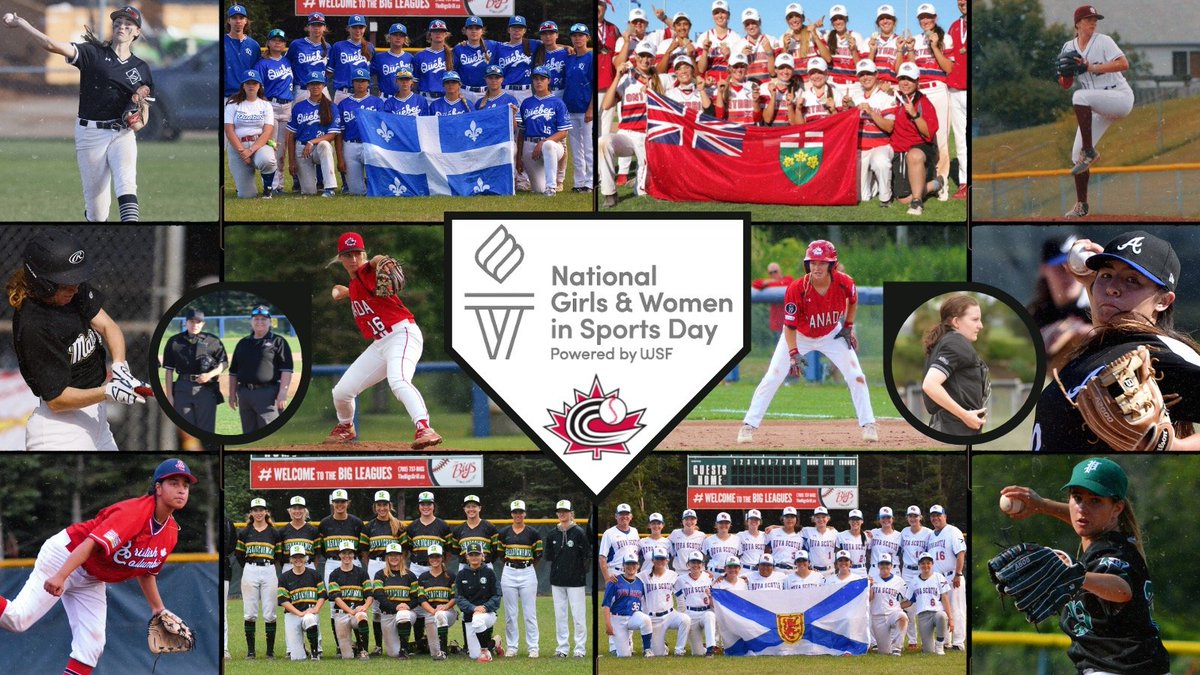 baseballcanada's tweet photo. On National Girls and Women in Sports Day, we celebrate and recognize the girls and women who’ve created opportunities, inspired others and continue to blaze a trail in baseball!

#NGWSD2023 https://t.co/jYXvUUmAW7