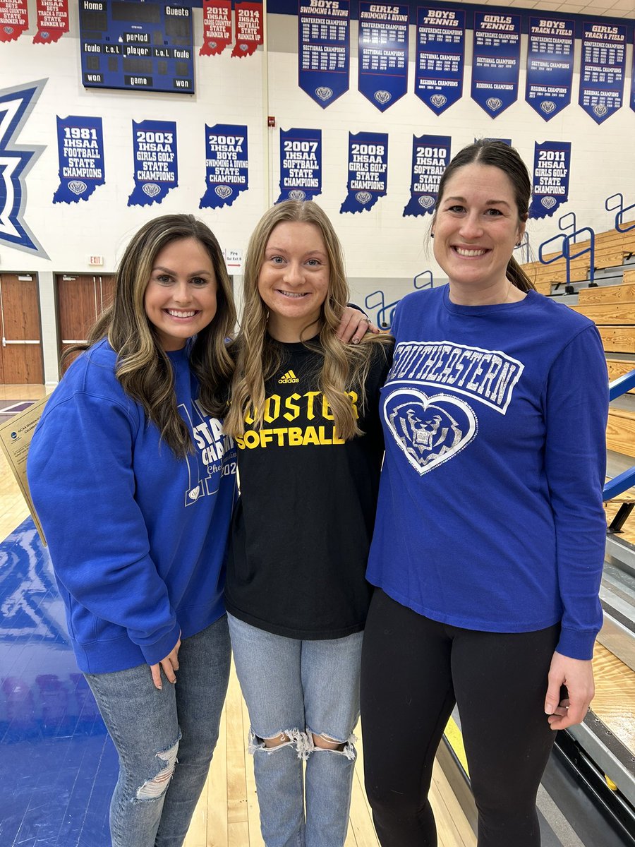 Our senior, Madi, signed to play softball at The College of Wooster this morning! 💙 <a href="/CoWSoftball/">Wooster Softball</a> got a great one! We are so proud of you, Madi!