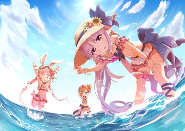 キョウカちゃん誕生日おめでとうお絵描き続けられて、ゴミのような絵から、ここまで成長できたのもひとえにキョウカちゃんのおかげです今まで描いたキョウカちゃん貼り付けちゃう。やっぱり水着リトリリの絵が1番思い入れありますねー 