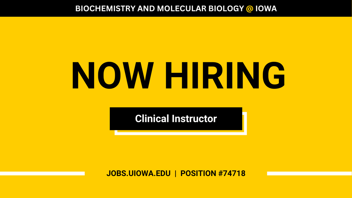 Department of Biochemistry and Molecular Biology tweet media