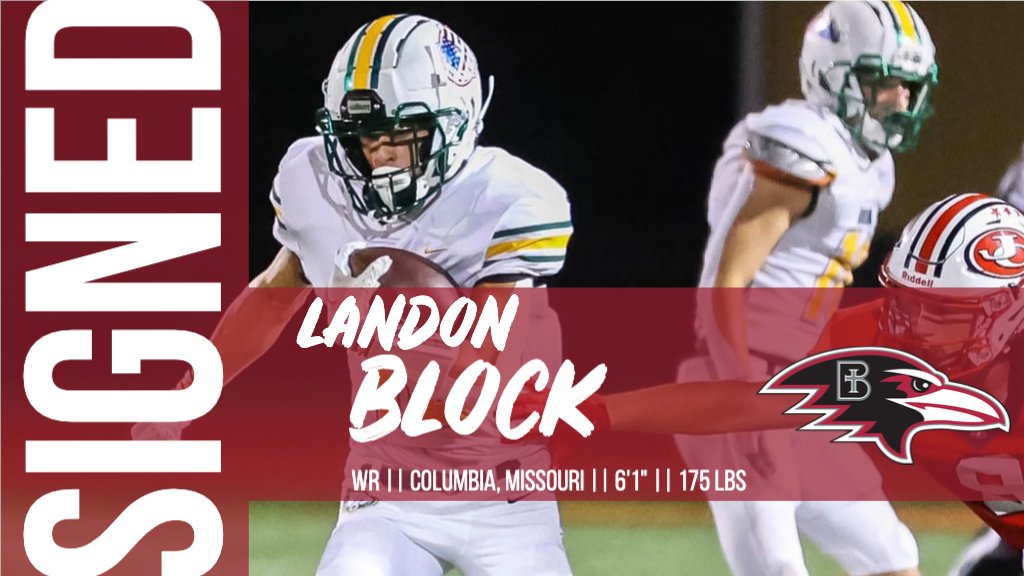 Playmaker from Columbia! 
Welcome to the Raven Family, Landon Block! 
<a href="/BlockLandon/">Landon block</a> 
#UnleashGreatness